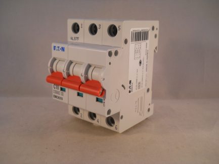 Eaton MCB 10 Amp Type C 10A Triple Pole 3 Phase C10 Memshield 3 EMCH310 - Image 3