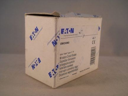 Eaton MCB 63 Amp Type C 63A Triple Pole 3 Phase C63 Memshield 3 EMCH363 NEW - Image 6