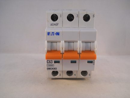 Eaton MCB 63 Amp Type C 63A Triple Pole 3 Phase C63 Memshield 3 EMCH363 NEW - Image 3