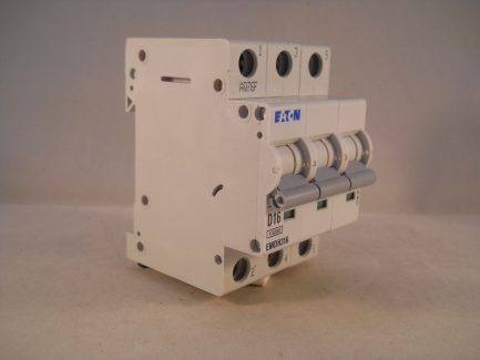 Eaton MCB 16 Amp Type D 16A Triple Pole 3 Phase D16 Memshield 3 EMDH316