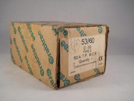 Crabtree C50 MCB 60 Amp Type C 60A Triple Pole 3 Phase Breaker C-50 53/60 NEW - Image 6