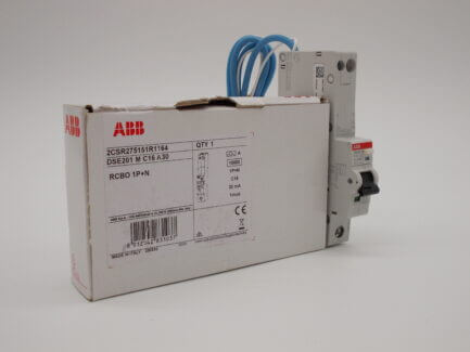 ABB RCBO 16 Amp 30mA C16 Type C 16A System Pro M DSE201M 2CSR275151R1164 NEW