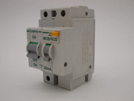 Crabtree Polestar RCBO 10 Amp 30mA Double Pole MCB/RCD Type 3 10A 6023/103 - Image 3