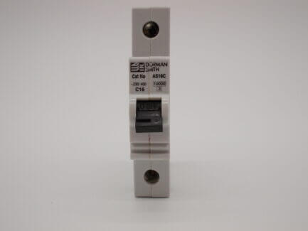 Dorman Smith MCB 16 Amp Type C 16A Single Pole Circuit Breaker AS16C Series 1 - Image 2