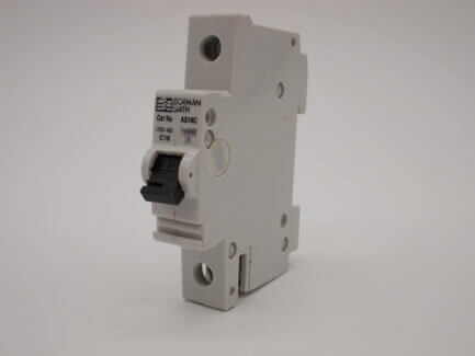Dorman Smith MCB 16 Amp Type C 16A Single Pole Circuit Breaker AS16C Series 1 - Image 3