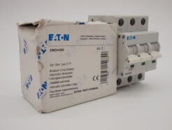 Eaton MCB 50 Amp Type D 50A Triple Pole 3 Phase D50 Memshield 3 EMDH350 NEW