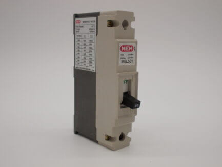 MEM MCCB 50 Amp Single Pole 50A Breaker Memshield 2 Bill TLE501 MEL501