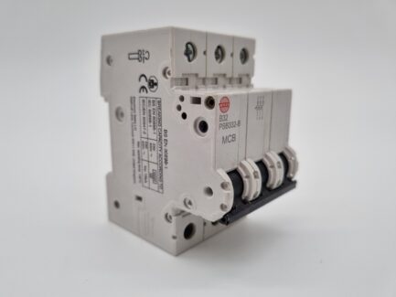 Wylex MCB 32 Amp Triple Pole Circuit Breaker Type B 32A PSB332-B Series 3