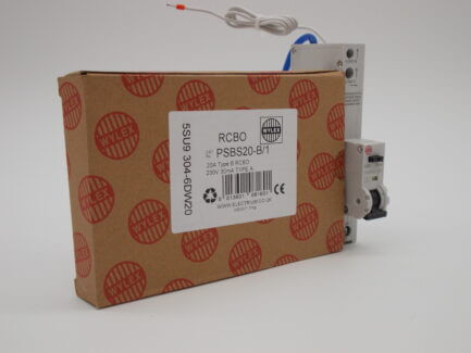 Wylex RCBO 20 Amp 30mA Type B 20A PSBS Range B20 PSBS20-B/1 NEW