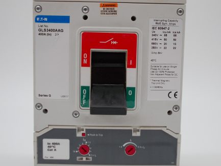 Eaton MCCB 400 Amp Triple Pole 400A 3 Phase Breaker Series G GLS3400AAG - Image 5