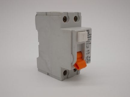 MK RCD 63 Amp 30mA Double Pole 63A Sentry LN5760SCU