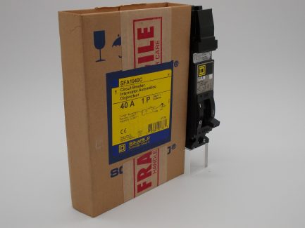 Square D MCCB 40 Amp Single Pole 40A i-Line Circuit Breaker SFA1040C NEW