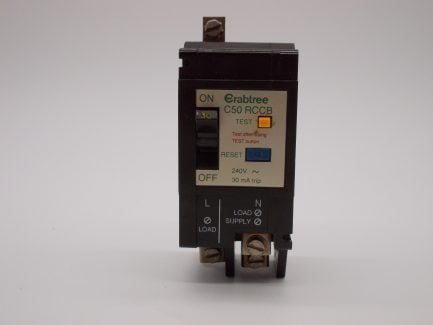 Crabtree C50 RCBO 30 Amp 30mA Trip RCCB Type 2 30A M4.5 5130/030 - Image 3