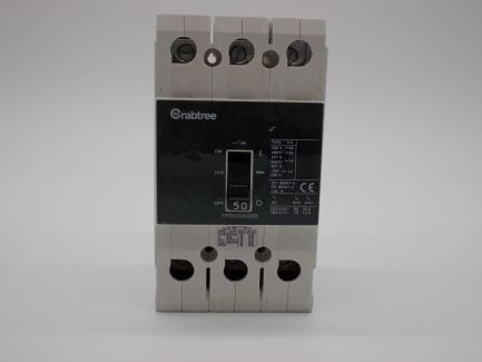 Crabtree Powerstar MCCB 50 Amp Triple Pole 3 Phase 50A GG Frame 7PBGGN350 NEW - Image 3