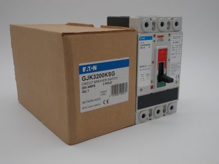 Eaton MCCB 200 Amp Triple Pole 200A 3 Phase Breaker Series G GJK3200KSG NEW