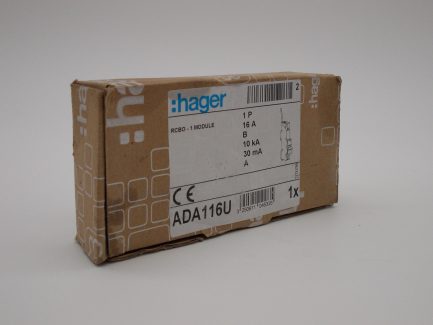 Hager RCBO 16 Amp 30mA Type B 16A 104533 B16 ADA Range ADA116U NEW - Image 6