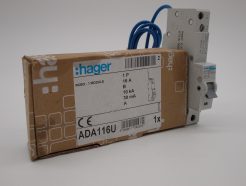 Hager RCBO 16 Amp 30mA Type B 16A 104533 B16 ADA Range ADA116U NEW
