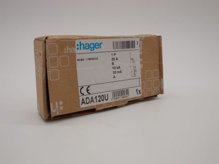 Hager RCBO 20 Amp 30mA Type B 20A 104534 B20 ADA Range ADA120U NEW - Image 6