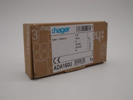 Hager RCBO 10 Amp 30mA Type C 10A 106851 C10 ADA Range ADA160U NEW - Image 6