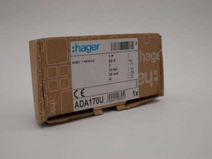 Hager RCBO 20 Amp 30mA Type C 20A 106853 C20 ADA Range ADA170U NEW - Image 6