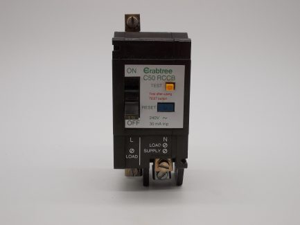 Crabtree C50 RCBO 15 Amp 30mA Trip RCCB Type 2 15A M4.5 5115/030 - Image 2