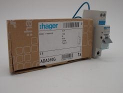 Hager RCBO 10 Amp 30mA Type B 10A Compact B10 ADA Range ADA310G NEW