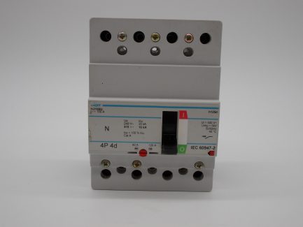 Hager MCCB 100 Amp Four Pole 100A 3 Phase & N Breaker H125D HD169U - Image 2