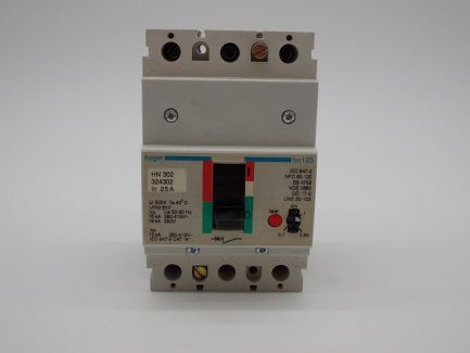 Hager MCCB 25 Amp Triple Pole 25A 3 Phase Breaker HN125 HN302 - Image 2