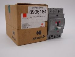 Havells Powersafe MCCB 80 Amp Triple Pole 3 Phase 80A GH Frame PSGH380 NEW