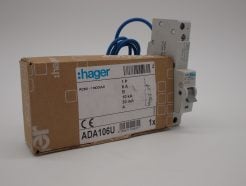 Hager RCBO 6 Amp 30mA Type B 6A 104531 B6 ADA Range ADA106U NEW