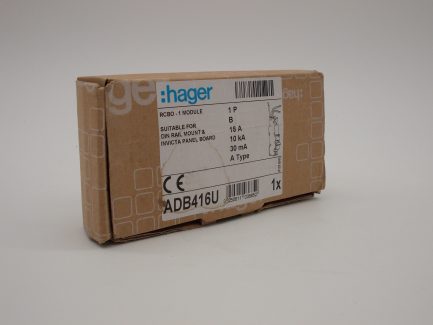 Hager RCBO 16 Amp 30mA Type B 16A 103685 B16 ADB Range ADB416U NEW - Image 6