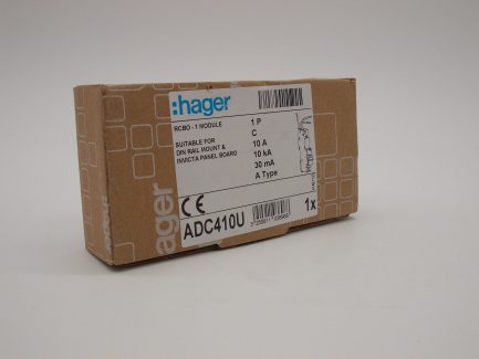 Hager RCBO 10 Amp 30mA Type C 10A 103696 C10 ADA Range ADC410U NEW - Image 6