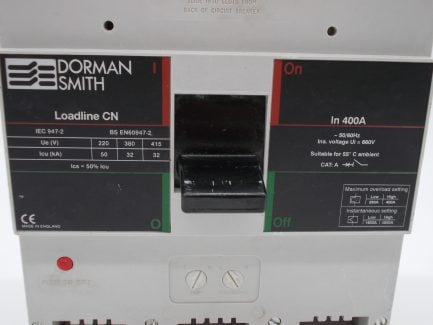 Dorman Smith Loadline MCCB 400 Amp Triple Pole 3 Phase 400A CN LLBCNT400 - Image 5