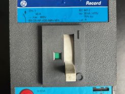 GE Record MCCB 63 Amp Triple Pole 3 Phase 63A D160 D160063